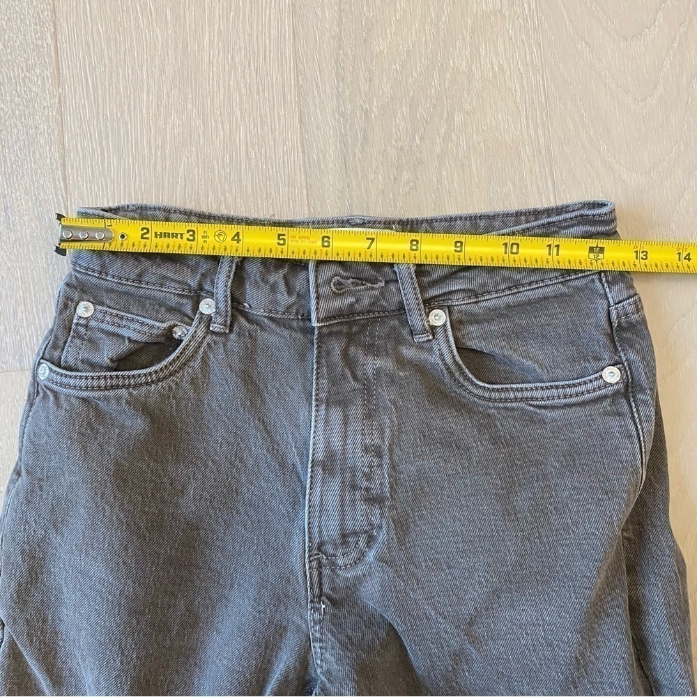 Zara Split Hem Slim Jeans in Brown size 2 - Picture 9 of 14